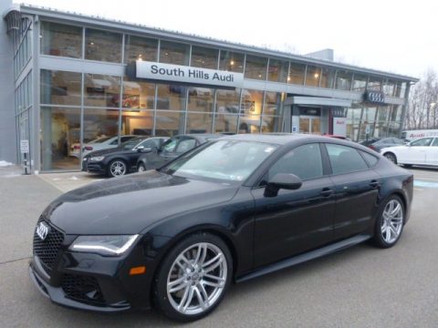 Phantom Black Pearl Audi RS 7 4.0 TFSI quattro.  Click to enlarge.