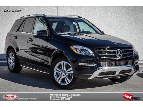 Black Mercedes-Benz ML 350 4Matic.  Click to enlarge.