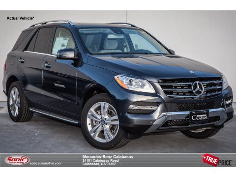 Steel Grey Metallic Mercedes-Benz ML 250 BlueTEC 4Matic.  Click to enlarge.