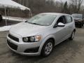 Front 3/4 View of 2015 Chevrolet Sonic LS Hatchback #10