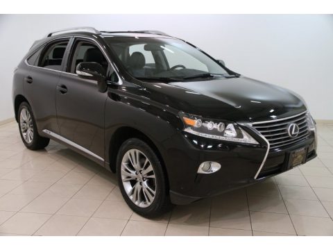Obsidian Black Lexus RX 450h AWD.  Click to enlarge.
