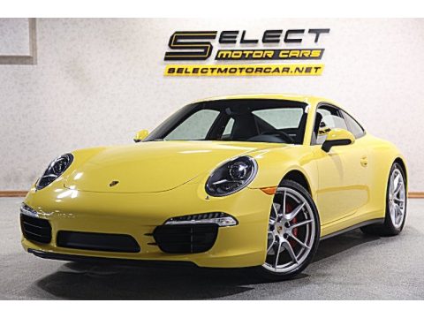 Racing Yellow Porsche 911 Carrera 4S Coupe.  Click to enlarge.