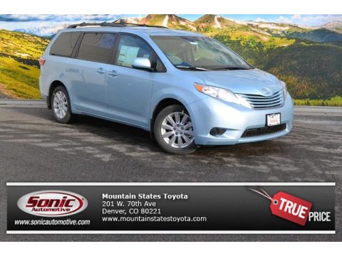 Sky Blue Pearl Toyota Sienna LE AWD. Click to enlarge. Sky Blue Pearl Toyota Sienna LE AWD. Click to enlarge.