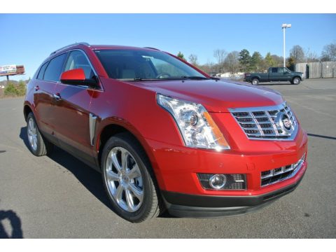 Crystal Red Tintcoat Cadillac SRX Performance.  Click to enlarge.