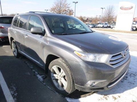 Magnetic Gray Metallic Toyota Highlander Limited 4WD.  Click to enlarge.