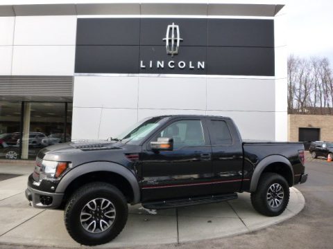 Tuxedo Black Metallic Ford F150 SVT Raptor SuperCab 4x4.  Click to enlarge.