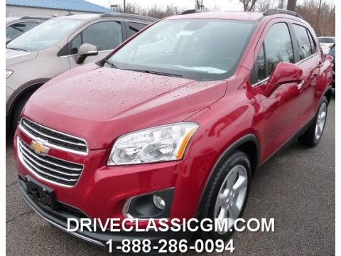 Ruby Red Metallic Chevrolet Trax LTZ.  Click to enlarge.