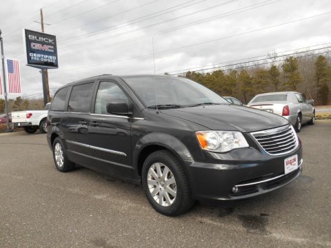 Brilliant Black Crystal Pearl Chrysler Town & Country Touring.  Click to enlarge.