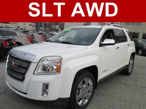 Olympic White GMC Terrain SLT AWD.  Click to enlarge.