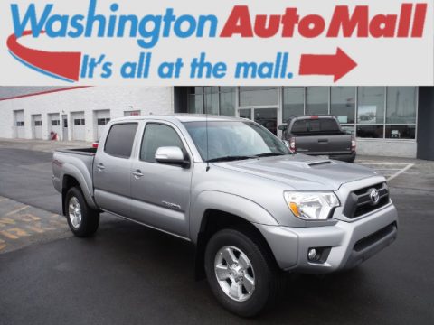 Silver Sky Metallic Toyota Tacoma V6 TRD Sport Double Cab 4x4.  Click to enlarge.
