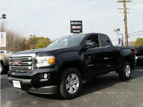 Onyx Black GMC Canyon SLE Extended Cab.  Click to enlarge.
