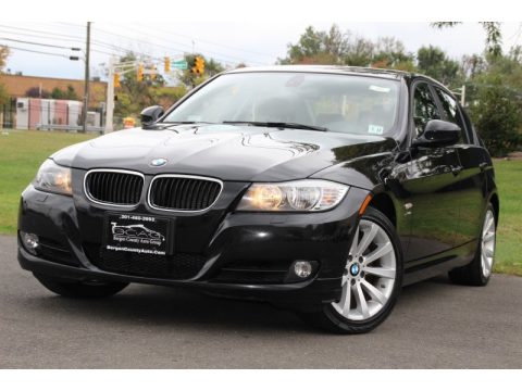 Jet Black BMW 3 Series 328i xDrive Sedan.  Click to enlarge.