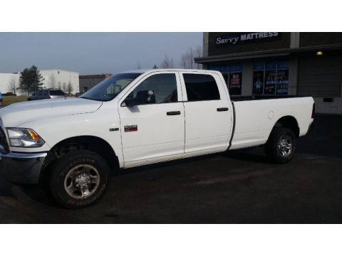 Bright White Dodge Ram 2500 HD ST Crew Cab 4x4.  Click to enlarge.