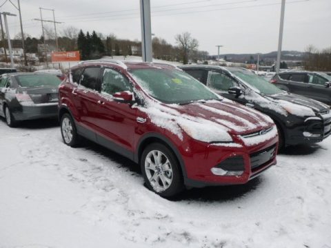 Ruby Red Metallic Ford Escape Titanium 4WD.  Click to enlarge.