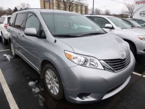 Predawn Gray Mica Toyota Sienna LE AWD.  Click to enlarge.
