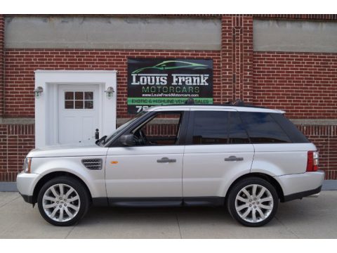 Zambezi Silver Metallic Land Rover Range Rover Sport Supercharged.  Click to enlarge.