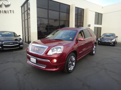 Red Jewel Tintcoat GMC Acadia Denali AWD. Click to enlarge. Red Jewel Tintcoat GMC Acadia Denali AWD. Click to enlarge.