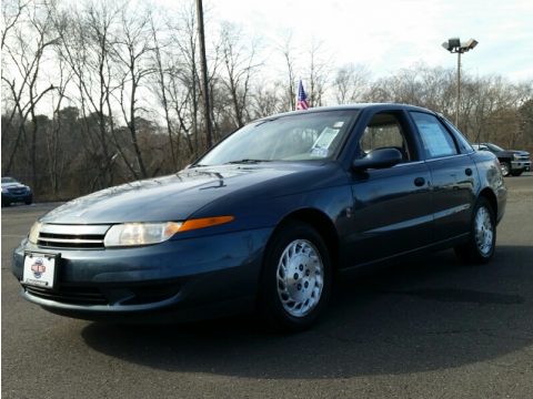 Medium Blue Saturn L Series L100 Sedan.  Click to enlarge.