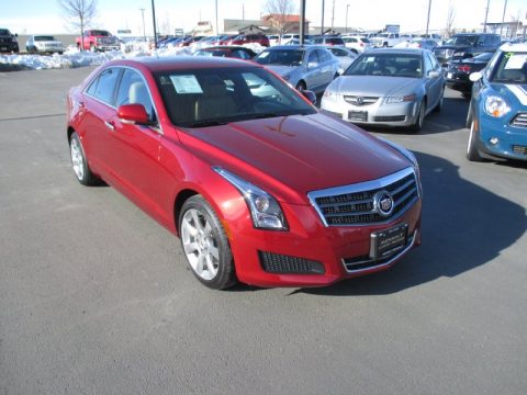 Red Obsession Tintcoat Cadillac ATS 2.5L.  Click to enlarge.