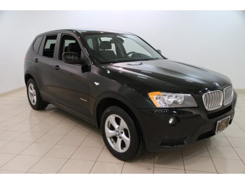 Jet Black BMW X3 xDrive 28i.  Click to enlarge.