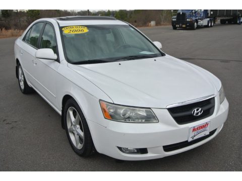 Powder White Pearl Hyundai Sonata LX V6.  Click to enlarge.