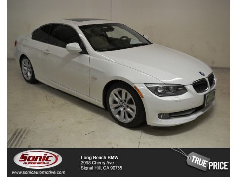 Alpine White BMW 3 Series 328i Coupe.  Click to enlarge.