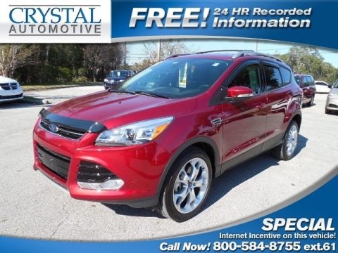 Ruby Red Metallic Ford Escape Titanium 2.0L EcoBoost.  Click to enlarge.