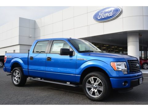 Blue Flame Ford F150 STX SuperCrew.  Click to enlarge.