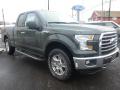 Front 3/4 View of 2015 Ford F150 XLT SuperCab 4x4 #8