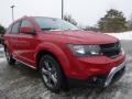 Front 3/4 View of 2015 Dodge Journey Crossroad AWD #8