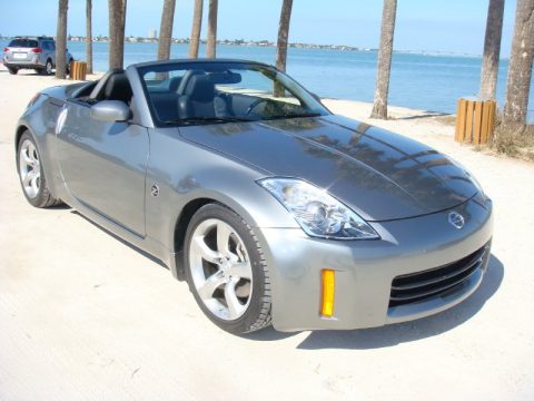 Silverstone Metallic Nissan 350Z Touring Roadster.  Click to enlarge.