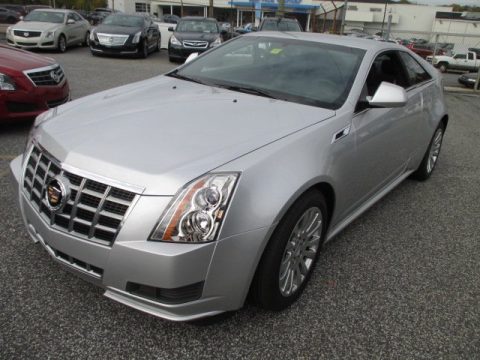 Radiant Silver Metallic Cadillac CTS Coupe.  Click to enlarge.