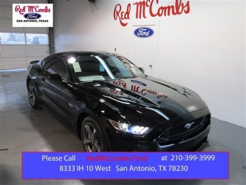 Black Ford Mustang GT Coupe.  Click to enlarge.