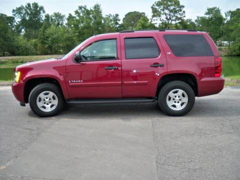 Sport Red Metallic Chevrolet Tahoe LS.  Click to enlarge.