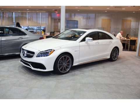 designo Diamond White Metallic Mercedes-Benz CLS 63 AMG S 4Matic Coupe.  Click to enlarge.