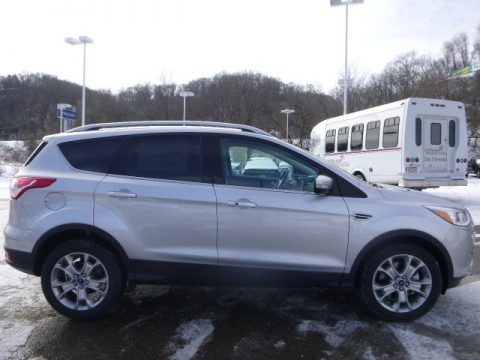 Ingot Silver Metallic Ford Escape Titanium 4WD.  Click to enlarge.
