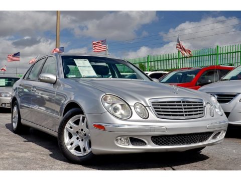 Brilliant Silver Metallic Mercedes-Benz E 320 Sedan.  Click to enlarge.