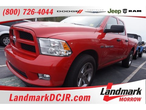 Flame Red Dodge Ram 1500 Express Quad Cab.  Click to enlarge.