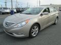 Front 3/4 View of 2011 Hyundai Sonata Limited 2.0T #2