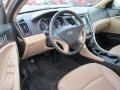  2011 Hyundai Sonata Camel Interior #10