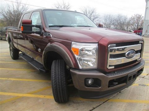 Bronze Fire Ford F350 Super Duty King Ranch Crew Cab 4x4.  Click to enlarge.