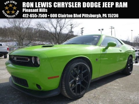 Sublime Green Pearl Dodge Challenger R/T Scat Pack.  Click to enlarge.