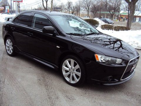 Tarmac Black Pearl Mitsubishi Lancer GT.  Click to enlarge.