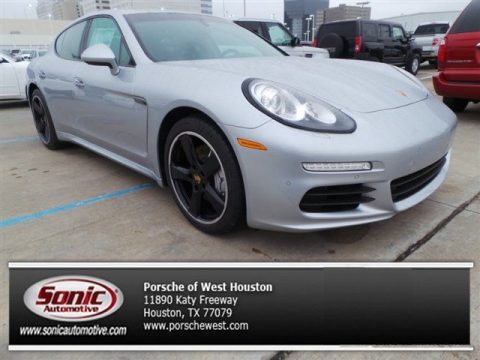Rhodium Silver Metallic Porsche Panamera S.  Click to enlarge.