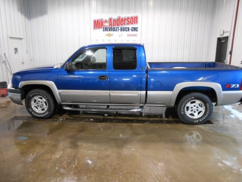 Arrival Blue Metallic Chevrolet Silverado 1500 LS Extended Cab 4x4.  Click to enlarge.