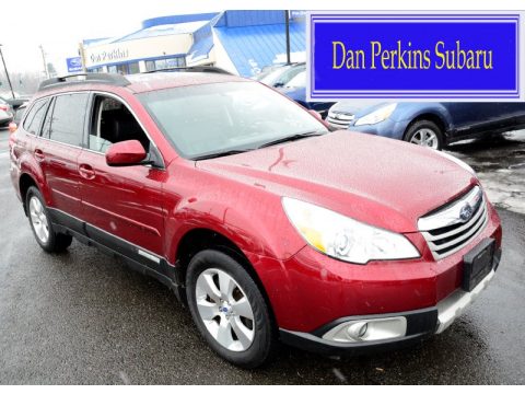 Ruby Red Pearl Subaru Outback 3.6R Limited.  Click to enlarge.