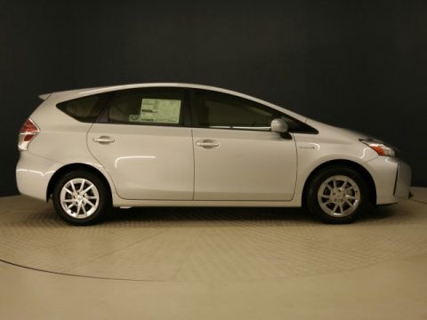 Classic Silver Metallic Toyota Prius v Two.  Click to enlarge.