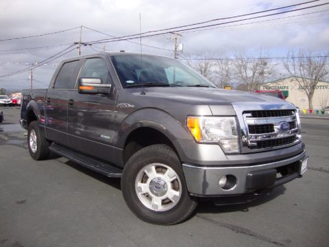 Sterling Gray Metallic Ford F150 XLT SuperCrew 4x4.  Click to enlarge.
