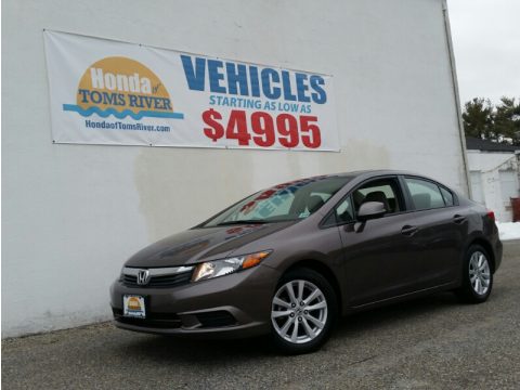 Urban Titanium Metallic Honda Civic EX Sedan.  Click to enlarge.