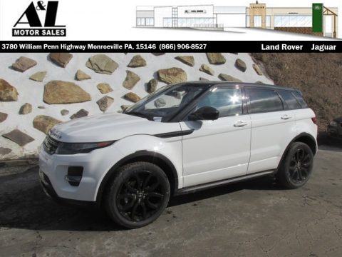 Fuji White Land Rover Range Rover Evoque Dynamic.  Click to enlarge.